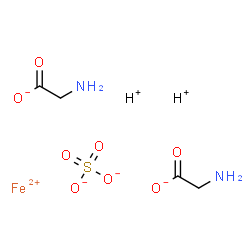 ChemSpider 2D Image | FERROUS GLYCINE SULFATE | C4H10FeN2O8S