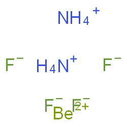ChemSpider 2D Image | Ammonium beryllium fluoride (2:1:4) | H8BeF4N2