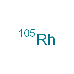 ChemSpider 2D Image | (~105~Rh)Rhodium | 105Rh