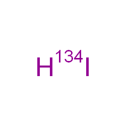 ChemSpider 2D Image | (~134~I)Hydrogen iodide | H134I