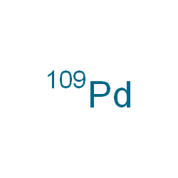 ChemSpider 2D Image | (~109~Pd)Palladium | 109Pd