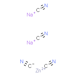 ChemSpider 2D Image | Sodium zinc cyanide (2:1:4) | C4N4Na2Zn