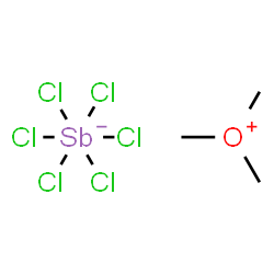 ChemSpider 2D Image | Trimethyloxonium hexachloroantimonate(1-) | C3H9Cl6OSb