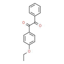 ChemSpider 2D Image | 1-(4-Ethoxyphenyl)-2-phenyl-1,2-ethanedione | C16H14O3