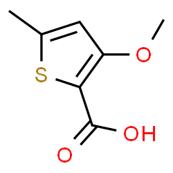 ChemSpider 2D Image | 3-Methoxy-5-methyl-2-thiophenecarboxylic acid | C7H8O3S