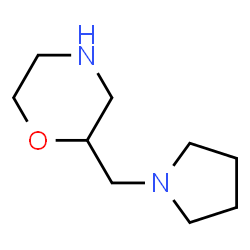 ChemSpider 2D Image | 2-(1-Pyrrolidinylmethyl)morpholine | C9H18N2O