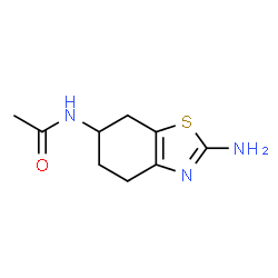 ChemSpider 2D Image | 6-acetamido-2-amino-4,5,6,7-tetrahydrobenzothiazole | C9H13N3OS