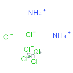 ChemSpider 2D Image | Ammonium tin(4+) chloride (2:1:6) | H8Cl6N2Sn