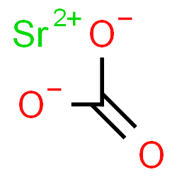 ChemSpider 2D Image | Strontium carbonate | CO3Sr