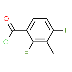 ChemSpider 2D Image | 2,4-Difluoro-3-methylbenzoyl chloride | C8H5ClF2O