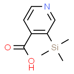 ChemSpider 2D Image | 3-(Trimethylsilyl)isonicotinic acid | C9H13NO2Si