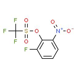 ChemSpider 2D Image | 2-Fluoro-6-nitrophenyl trifluoromethanesulfonate | C7H3F4NO5S