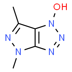 ChemSpider 2D Image | 4,6-Dimethylpyrazolo[3,4-d][1,2,3]triazol-1(4H)-ol | C5H7N5O