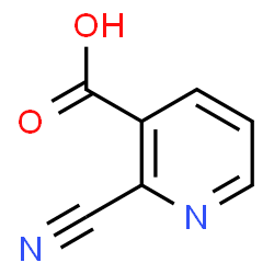 ChemSpider 2D Image | 2-Cyanonicotinic acid | C7H4N2O2