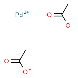 ChemSpider 2D Image | Palladium(II) acetate | C4H6O4Pd