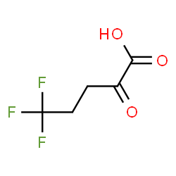 ChemSpider 2D Image | 5,5,5-Trifluoro-2-oxopentanoic acid | C5H5F3O3