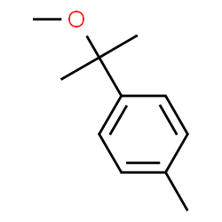 ChemSpider 2D Image | 1-(2-Methoxy-2-propanyl)-4-methylbenzene | C11H16O
