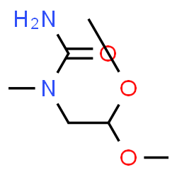 ChemSpider 2D Image | 1-(2,2-Dimethoxyethyl)-1-methylurea | C6H14N2O3
