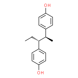 ChemSpider 2D Image | 4,4'-[(2S,3R)-2,3-Pentanediyl]diphenol | C17H20O2