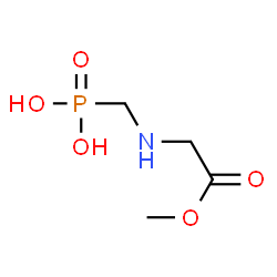 ChemSpider 2D Image | Methyl N-(phosphonomethyl)glycinate | C4H10NO5P
