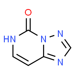 ChemSpider 2D Image | [1,2,4]Triazolo[1,5-c]pyrimidin-5-ol | C5H4N4O