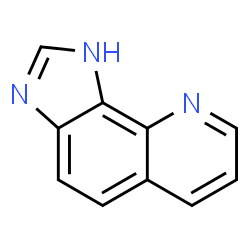 ChemSpider 2D Image | 1H-Imidazo[4,5-h]quinoline | C10H7N3