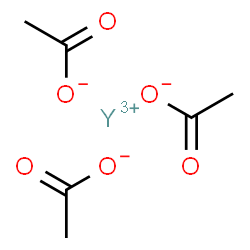 ChemSpider 2D Image | YTTRIUM ACETATE | C6H9O6Y