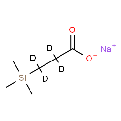 ChemSpider 2D Image | Sodium 3-(trimethylsilyl)(~2~H_4_)propanoate | C6H9D4NaO2Si