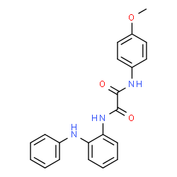 ChemSpider 2D Image | N-(2-Anilinophenyl)-N'-(4-methoxyphenyl)ethanediamide | C21H19N3O3