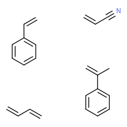 ChemSpider 2D Image | buta-1,3-diene; isopropenylbenzene; prop-2-enenitrile; styrene | C24H27N