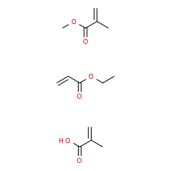 ChemSpider 2D Image | ethyl prop-2-enoate; methyl 2-methylprop-2-enoate; 2-methylprop-2-enoic acid | C14H22O6