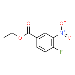 ChemSpider 2D Image | Ethyl 4-fluoro-3-nitrobenzoate | C9H8FNO4