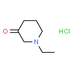 ChemSpider 2D Image | 1-ETHYL-3-PIPERIDONE HYDROCHLORIDE | C7H14ClNO