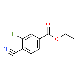 ChemSpider 2D Image | Ethyl 4-cyano-3-fluorobenzoate | C10H8FNO2
