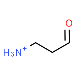 ChemSpider 2D Image | 3-Oxo-1-propanaminium | C3H8NO