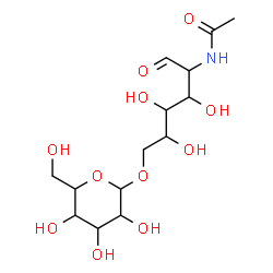 ChemSpider 2D Image | 2-Acetamido-2-deoxy-6-O-hexopyranosylhexose | C14H25NO11