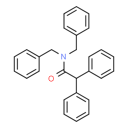 ChemSpider 2D Image | N,N-Dibenzyl-2,2-diphenylacetamide | C28H25NO