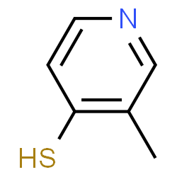 ChemSpider 2D Image | 3-Methyl-4-pyridinethiol | C6H7NS