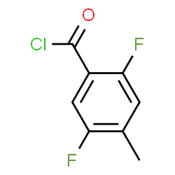 ChemSpider 2D Image | 2,5-Difluoro-4-Methylbenzoyl Chloride | C8H5ClF2O