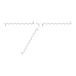 ChemSpider 2D Image | 1,2,3-Propanetriyl triisooctadecanoate | C57H110O6