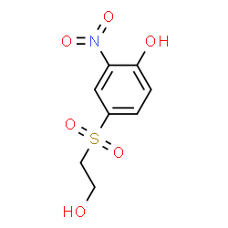 ChemSpider 2D Image | 4-[(2-Hydroxyethyl)sulfonyl]-2-nitrophenol | C8H9NO6S