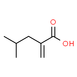 ChemSpider 2D Image | 4-Methyl-2-methylenepentanoic acid | C7H12O2