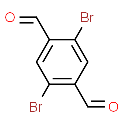ChemSpider 2D Image | 2,5-Dibromoterephthalaldehyde | C8H4Br2O2