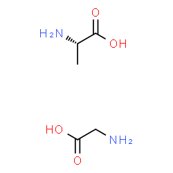 ChemSpider 2D Image | L-Alanine - glycine (1:1) | C5H12N2O4