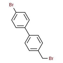 ChemSpider 2D Image | 4-Bromo-4'-(bromomethyl)biphenyl | C13H10Br2