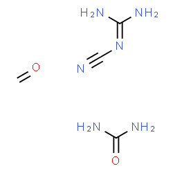 ChemSpider 2D Image | 2-cyanoguanidine; formaldehyde; urea | C4H10N6O2