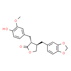 ChemSpider 2D Image | pluviatolide | C20H20O6
