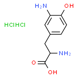 ChemSpider 2D Image | 3-Aminotyrosine dihydrochloride | C9H14Cl2N2O3