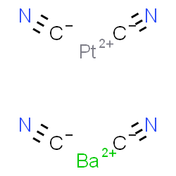 ChemSpider 2D Image | Barium platinum(2+) cyanide (1:1:4) | C4BaN4Pt