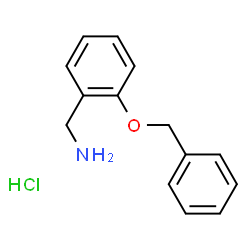 ChemSpider 2D Image | (2-(benzyloxy)phenyl)methanamine hydrochloride | C14H16ClNO